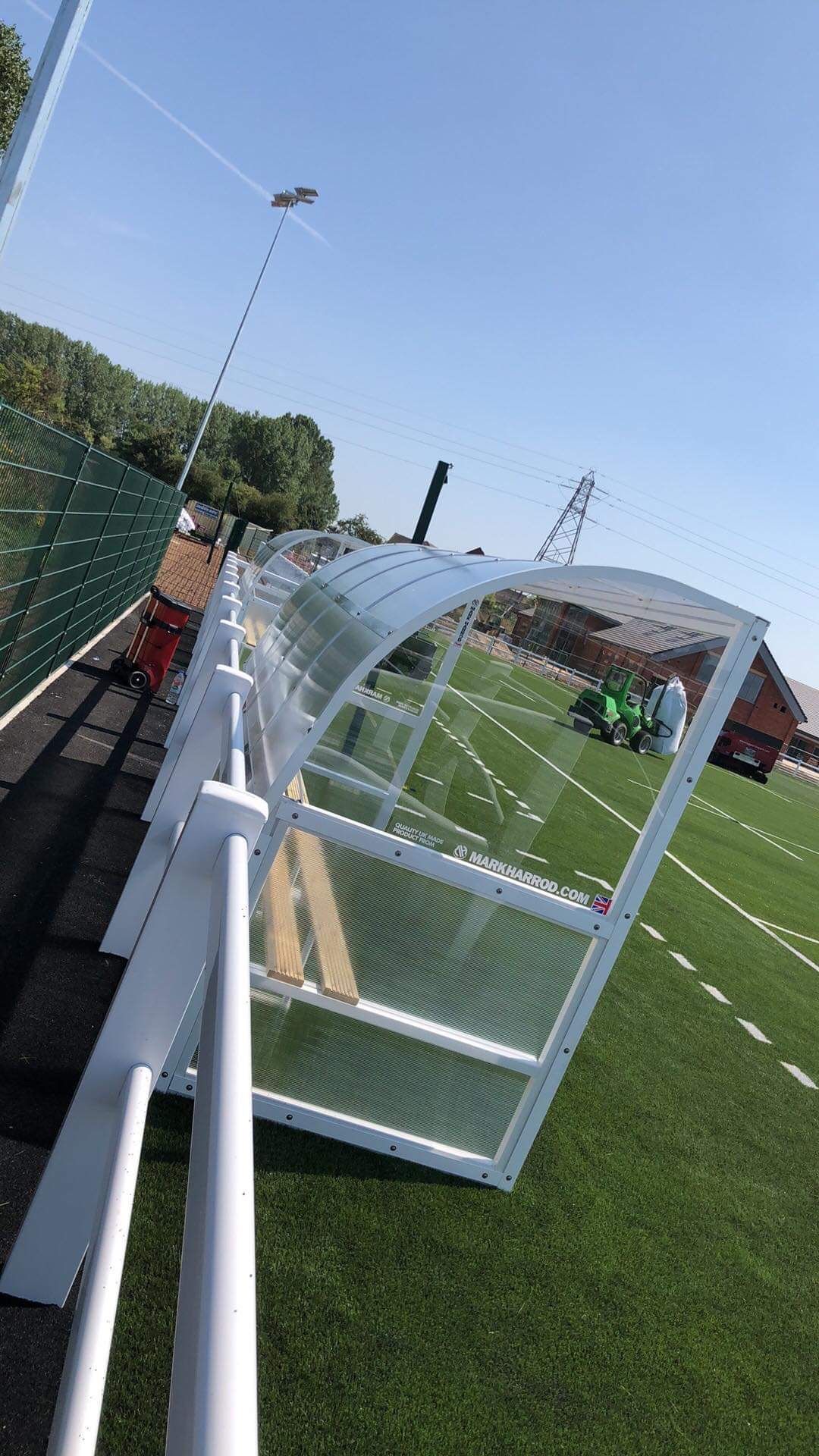 Shelters With Wooden Seating