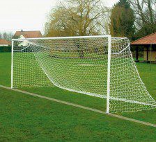 Extra Heavy Duty Steel Socketed Football Goal Package