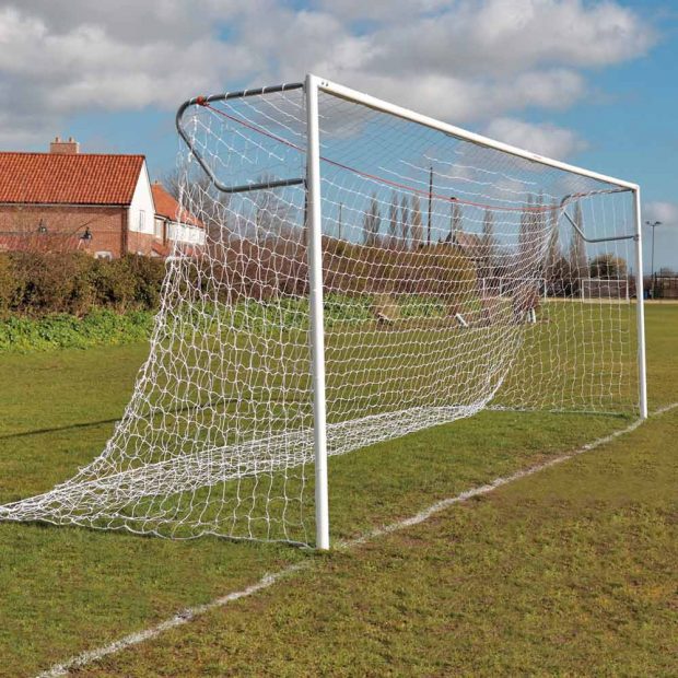 Heavy Duty Steel Socketed Football Goal Package