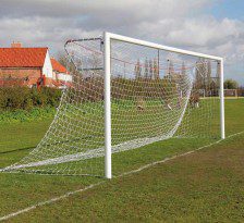 Premium Quick Release Aluminium Socketed Football Goal Package