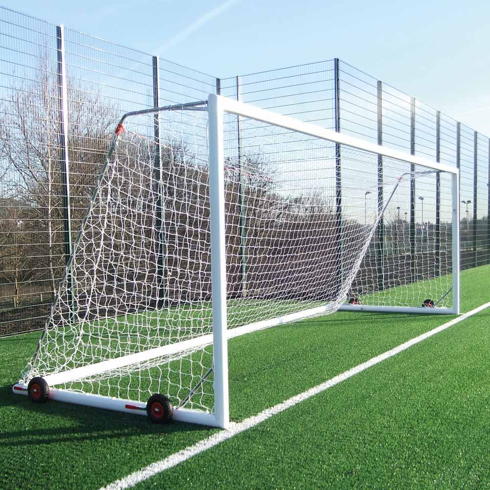 Full Size 24 x 8FT Football PE Net Soccer Goal Post Nets Sport Training Match US