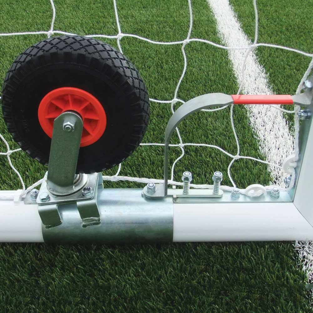 Self Weighted Aluminium Roller Bar 21 x 7 Football Goal Package