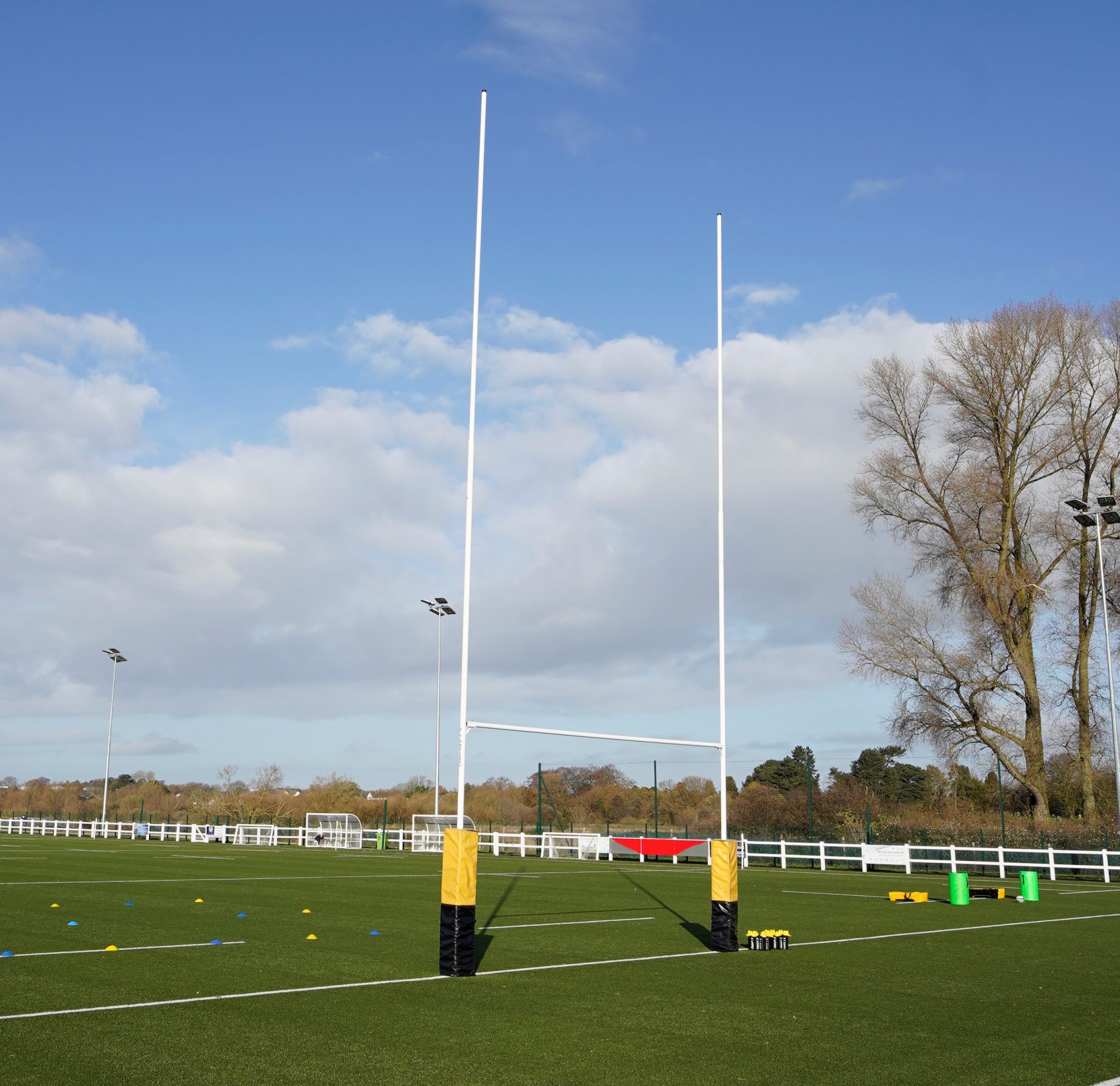 Standard Hinged Rugby Goal Mark Harrod Ltd.