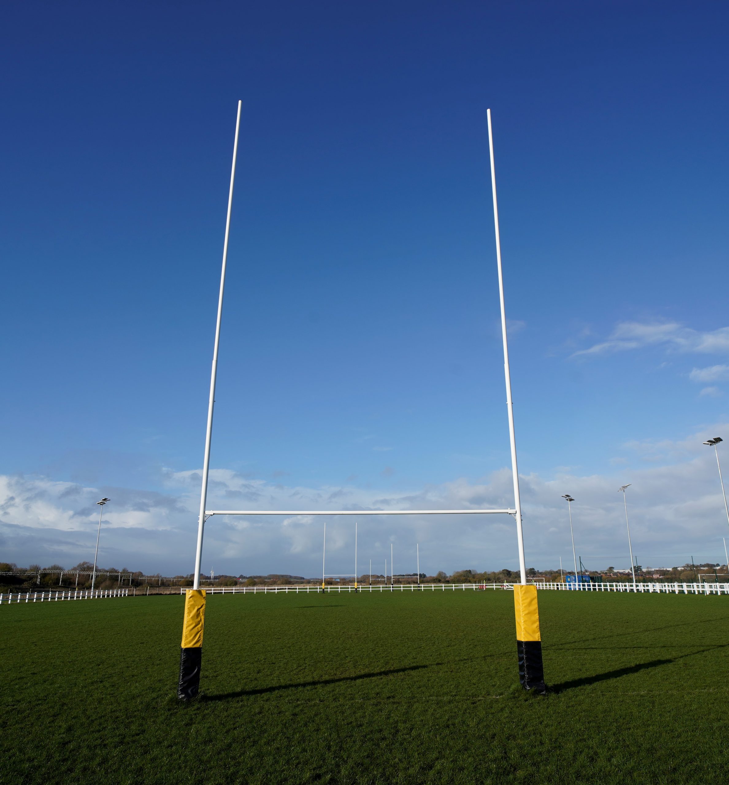 Heavy Duty Socketed Rugby Goals Mark Harrod Ltd.