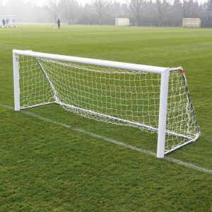 16 x 4 Fixed Side Football Goal Package with Counterweights