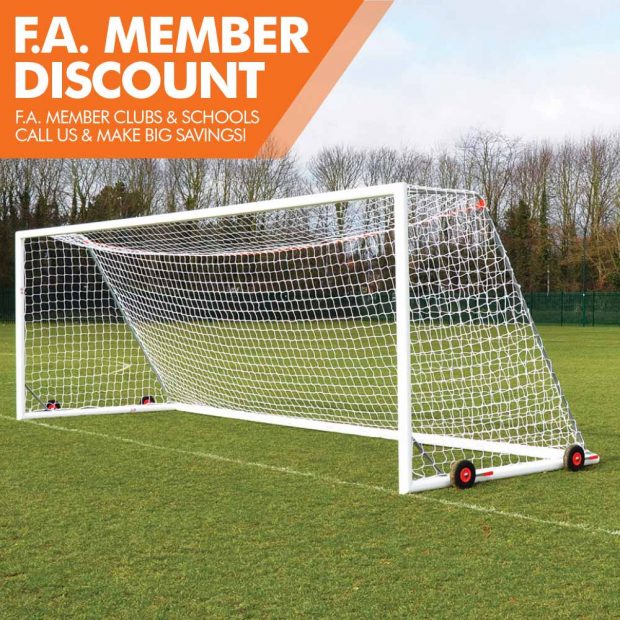 Mark Harrod Ltd Premium Easylift Aluminium Football Goal Package
