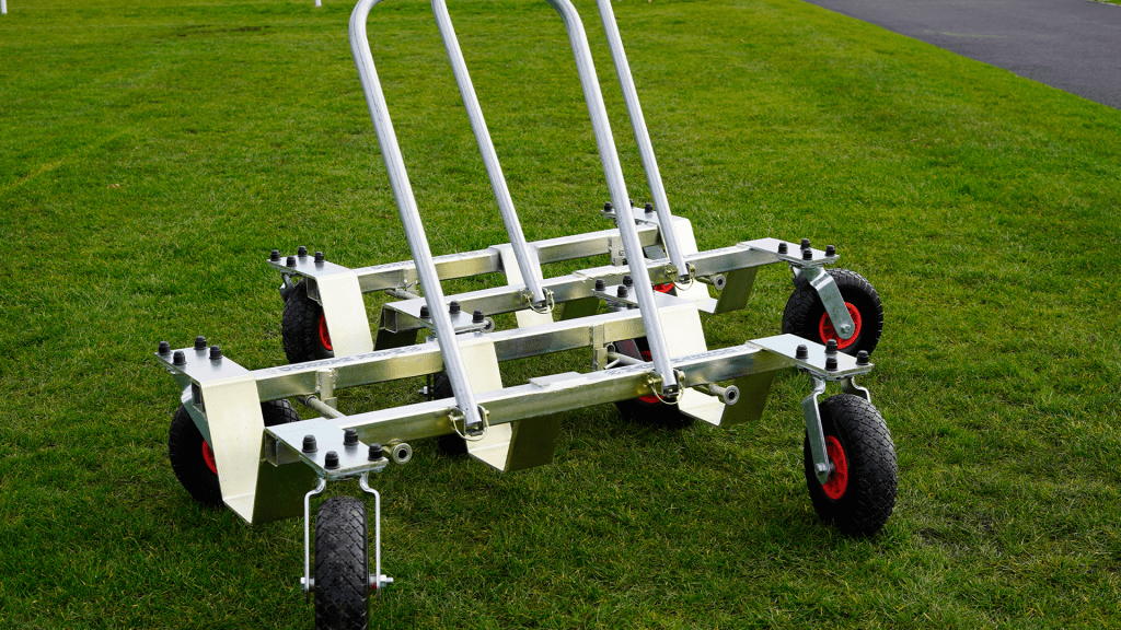 Trolleys for Football Goals Multi Directional Mark Harrod Ltd.
