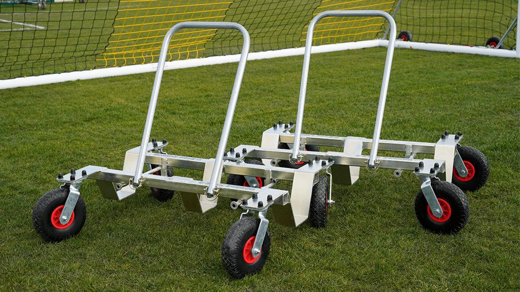 Trolleys for Football Goals Multi Directional Mark Harrod Ltd.