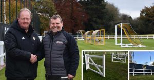 Wayne Lumbard and Sean Wallett at Wolves Sir Jack Hayward Training Ground