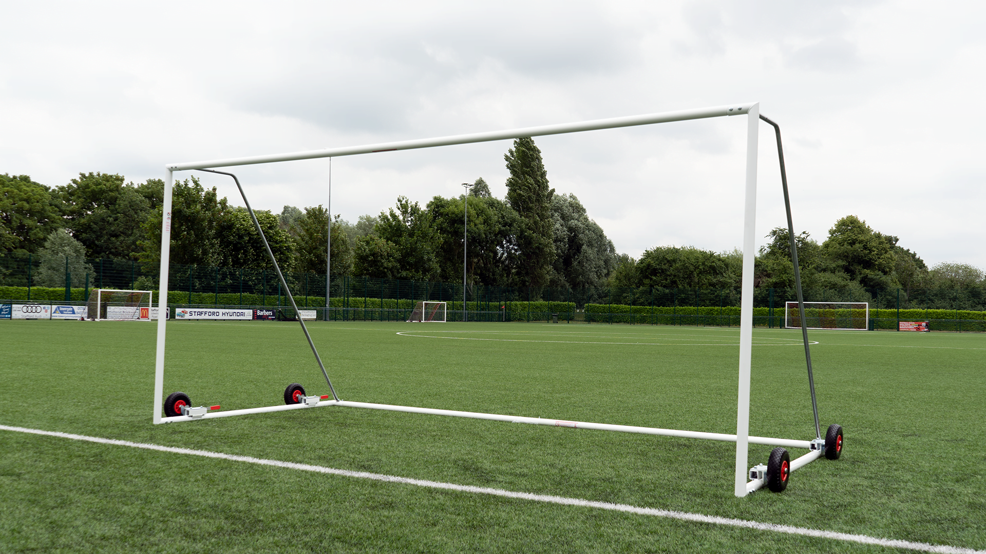 Heavy Duty Easy Lift 12 x 6 Football Goal Package Mark Harrod