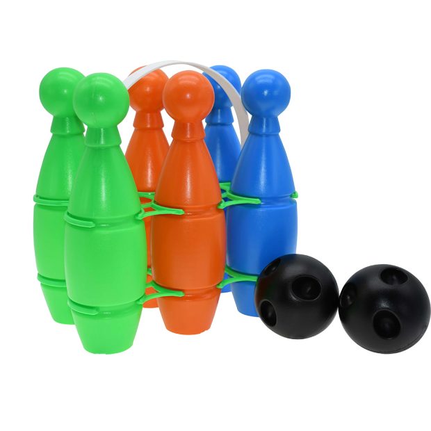 Multi-colour Plastic Bowling Set