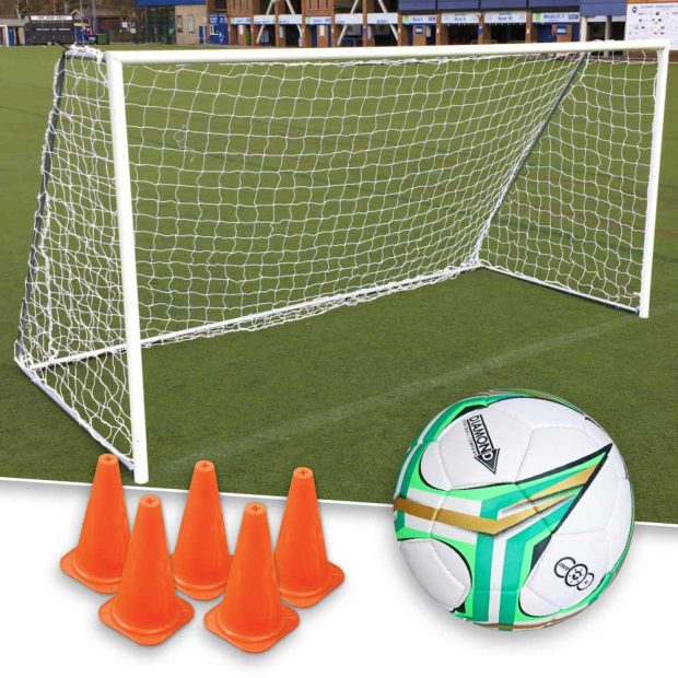 12x6ft Garden Football Goal Training Package - Single Goal