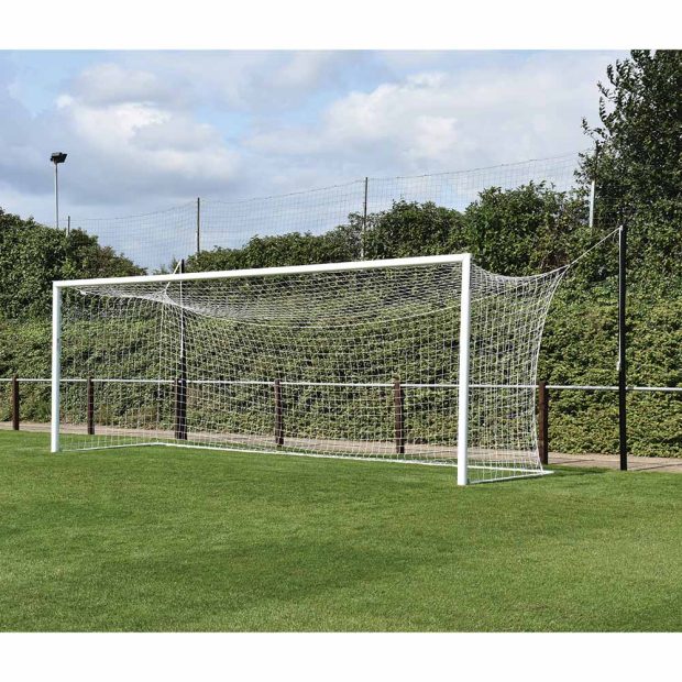 24x8ft Stadium Box Goals - Aluminium Package - 32mm Net Rail