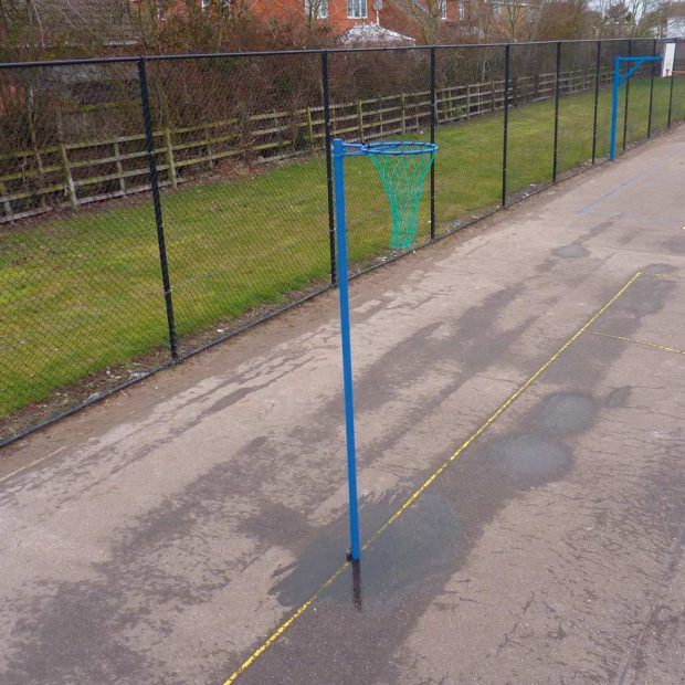 Regulation Socketed Netball Posts