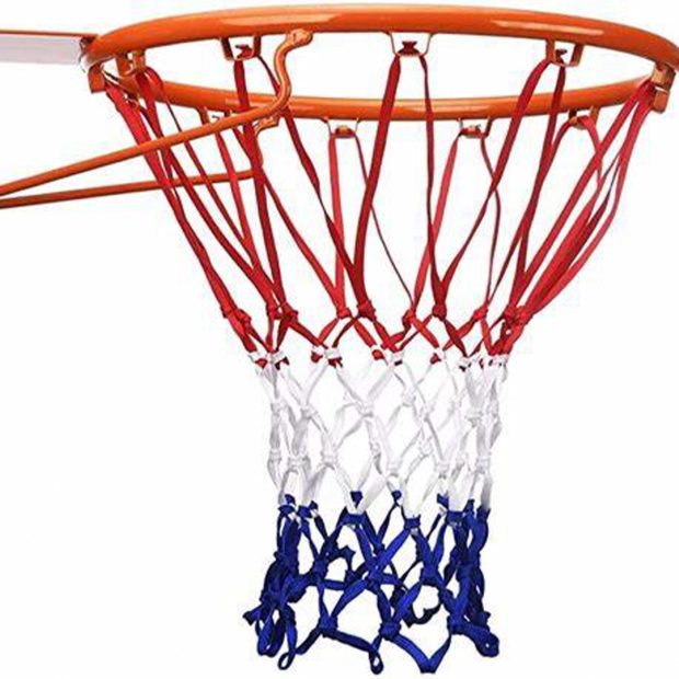 Tri Colour Basketball Net