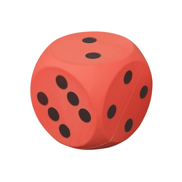 Uncoated Foam Dice