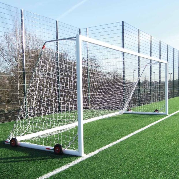 24x8ft EasyLift Portable Goals – Aluminium Package