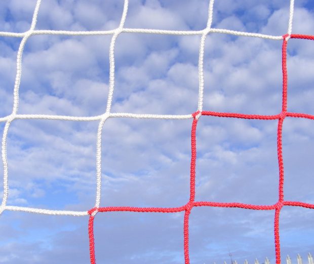 24x8ft Diagonal Coloured Socketed, 24x8ft Diagonal Coloured Box Nets - Stadium Box Style