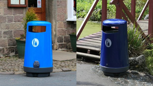 Hooded Litter Bin - Glasdon